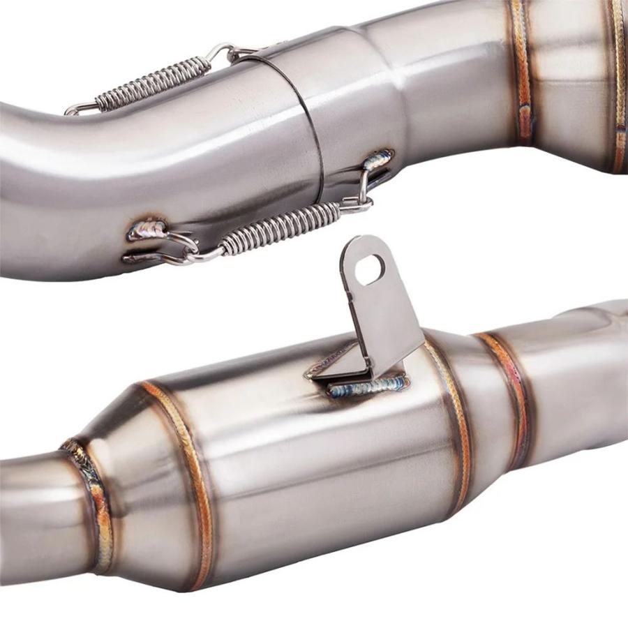 並行輸入品 ヤマハ MT-09 XSR900 2021-2024用 フルエキゾーストシステム 51MMヘッダー リンクパイプ スリップオン