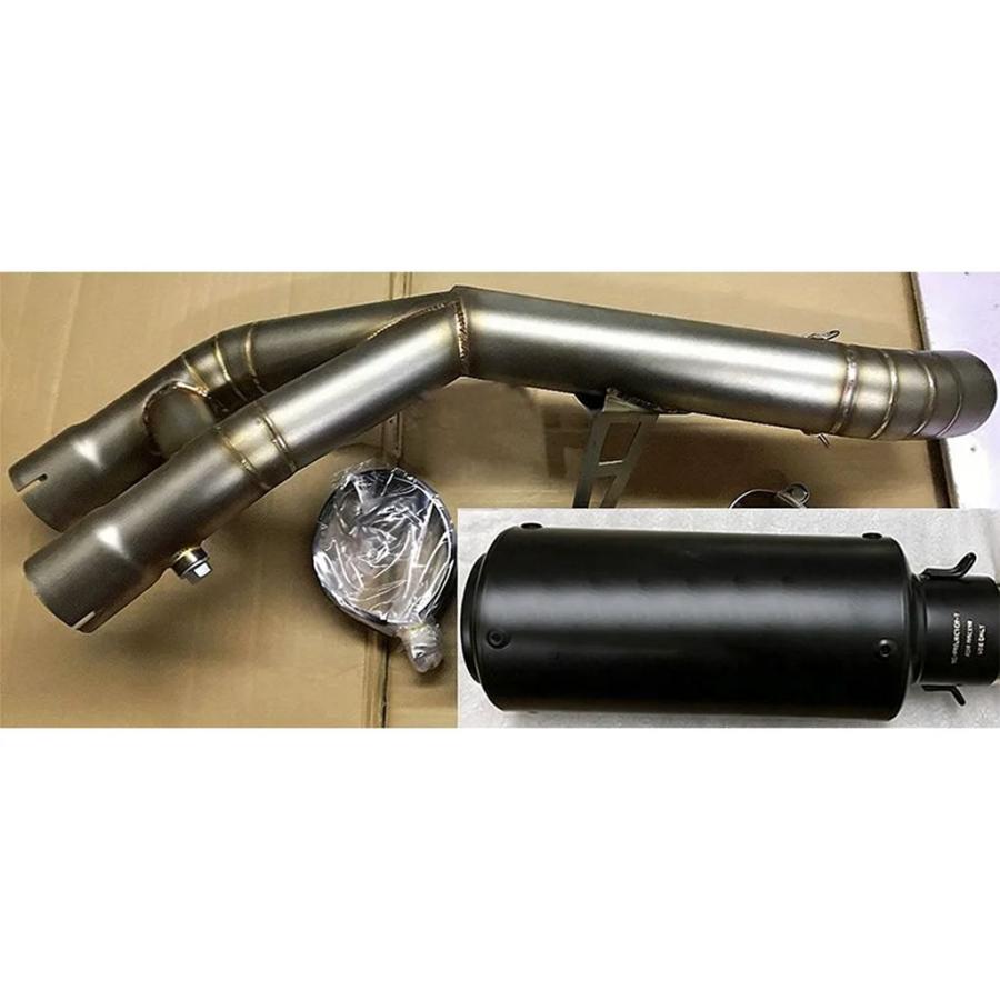 MT-10／R1 2015-2021用 ステンレス中間パイプ 高耐久＆性能アップ 並行輸入品 ヤマハ MT-10 YZF R1 2015-2022用 エキゾーストシステム