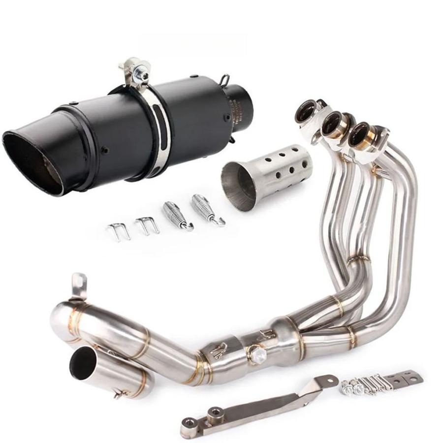 並行輸入品 ヤマハ MT-09 FZ09 2014-2020用 エキゾーストパイプ 排気システム フロントリンクパイプ テールマフラー_6