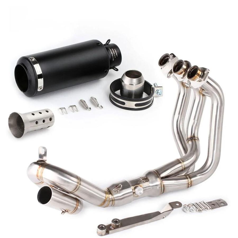 並行輸入品 ヤマハ MT-09 FZ09 2014-2020用 エキゾーストパイプ 排気システム フロントリンクパイプ テールマフラー_7