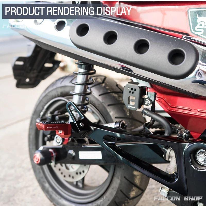 並行輸入品 ホンダDAX125 DAX ST125 カスタム用合金リアフットペダル2022 2023 2024 2025フロントリアフットスタッドの画像