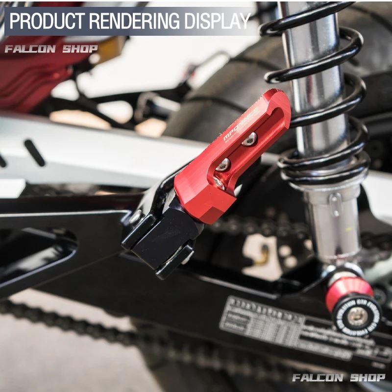 並行輸入品 ホンダDAX125 DAX ST125 カスタム用合金リアフットペダル2022 2023 2024 2025フロントリアフットスタッドの画像