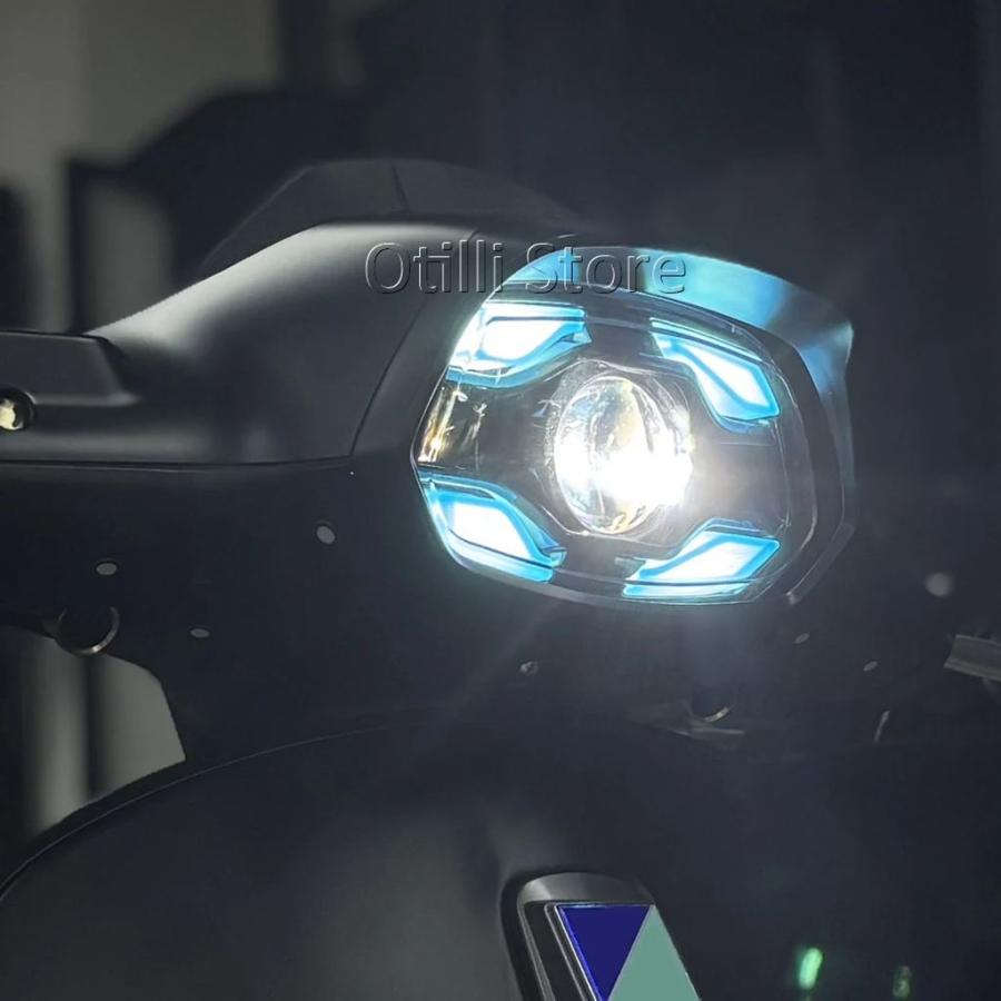 並行輸入品 ベスパ スプリント150 SPRINT150 バイク用ヘッドライト フロントLEDライト DRLランプ 2023 2024 2025の画像