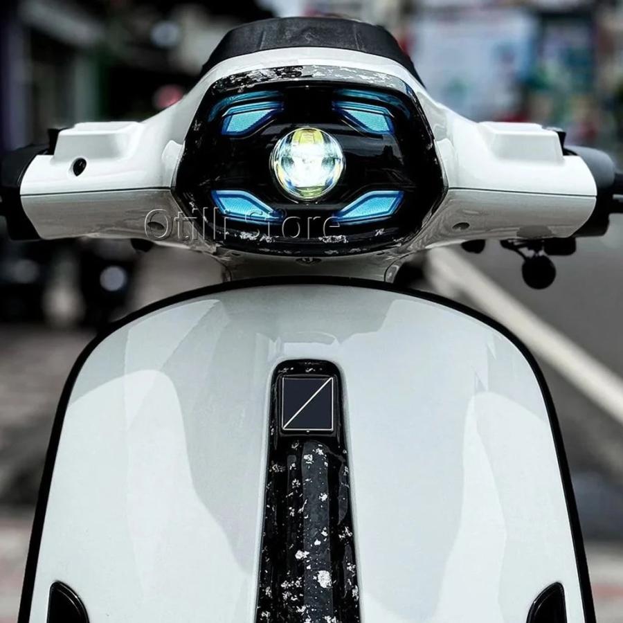 並行輸入品 ベスパ スプリント150 SPRINT150 バイク用ヘッドライト フロントLEDライト DRLランプ 2023 2024 2025の画像