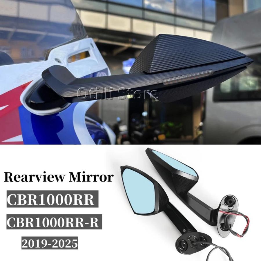 新品 CBR1000RR-R sc82 LEDウインカーミラー 並行輸入品 CBR1000RR バイクバックミラー LED ウィンカーライトホンダ