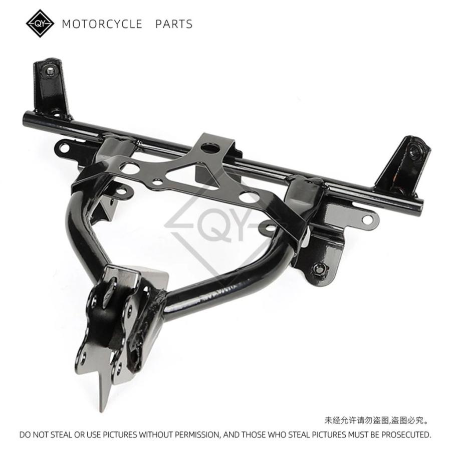 並行輸入品 LQYL バイクブラックフロントヘッドライトアッパーステーフェアリングブラケットホンダ CBR500R 2016-2018 アクセサ_2