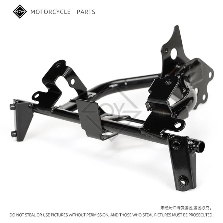 並行輸入品 LQYL バイクブラックフロントヘッドライトアッパーステーフェアリングブラケットホンダ CBR500R 2016-2018 アクセサ_4