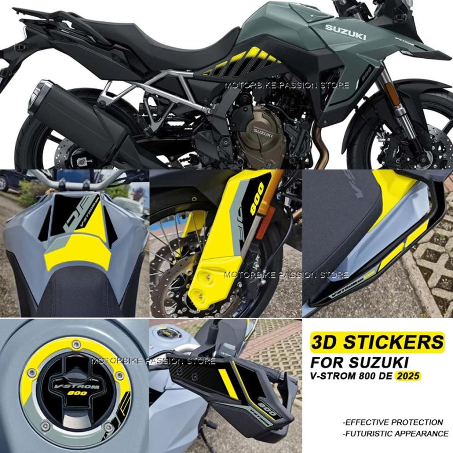 並行輸入品 V-STROM 800DE 2024 バイクアクセサリー 3D エポキシステッカーデカールスズキ V-STROM 800DE VSTROM 800 DE_8