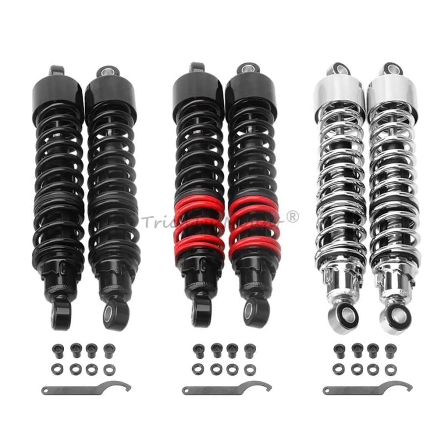 並行輸入品 ハーレー スポーツスター XLH883/XLH1200 1986-2003 413MM 調整式リアエアショックアブソーバー バイクアクセサリー_4