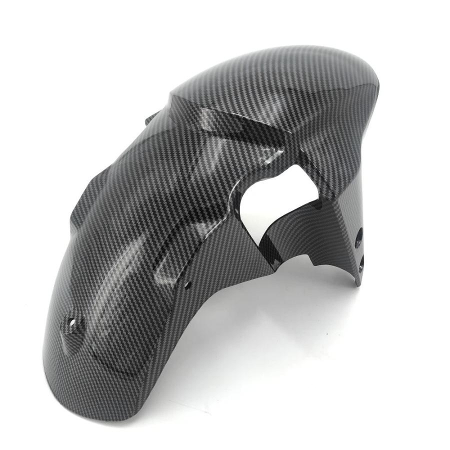 並行輸入品 ヤマハ MT-07 2025 MT07 2025 バイク フロントマッドガード ABS カーボンパターン 高強度 バイク スプラッシュガードの画像