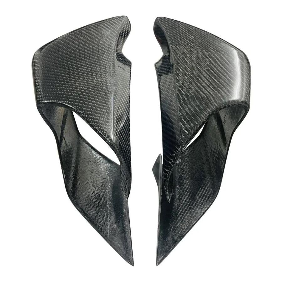 並行輸入品 ヤマハ YZF-R3 YZF-R25 YZF-R1 2019-2023 100% カーボンフロントスポイラー固定翼固定翼固定翼エア圧翼フローの画像