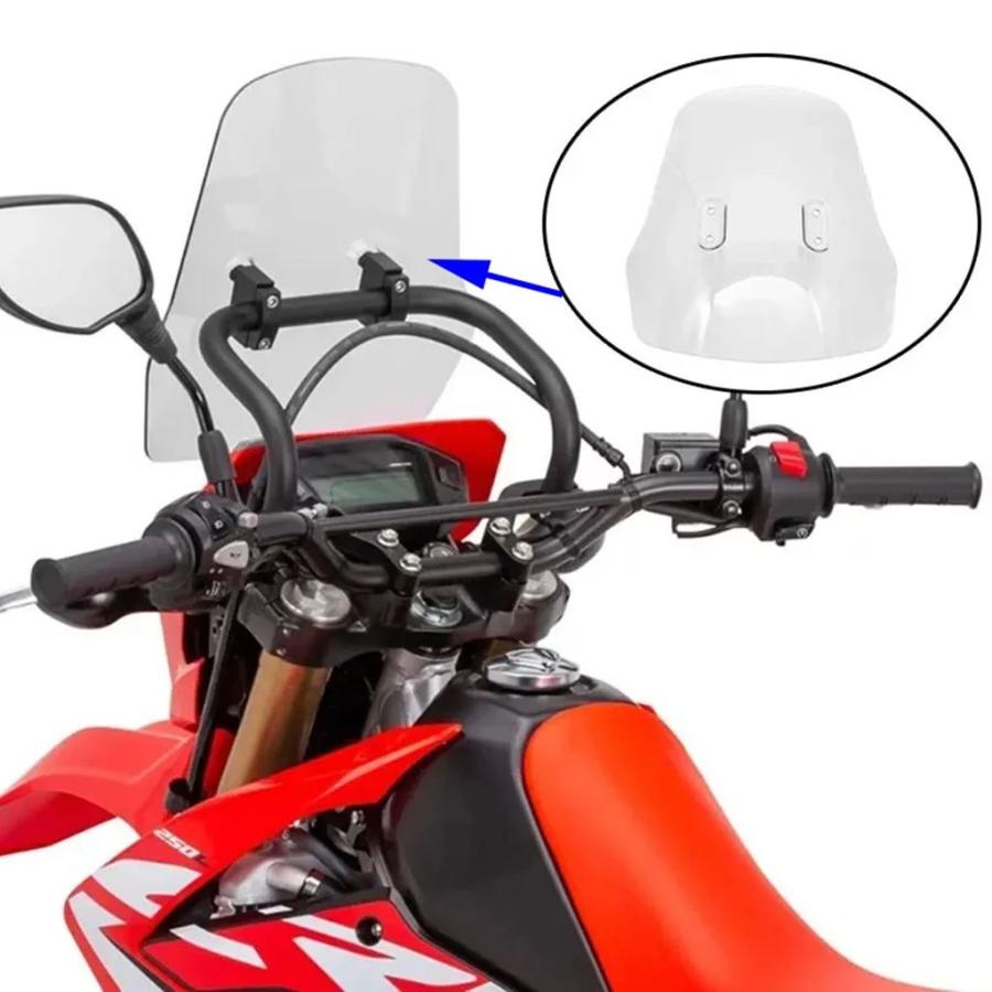 並行輸入品 バイクウィンドデフレクターシールド フロントガラス ホンダCRF300L 2021-2023 CRF250M 2013-2017 CRF250L S 13-22の画像