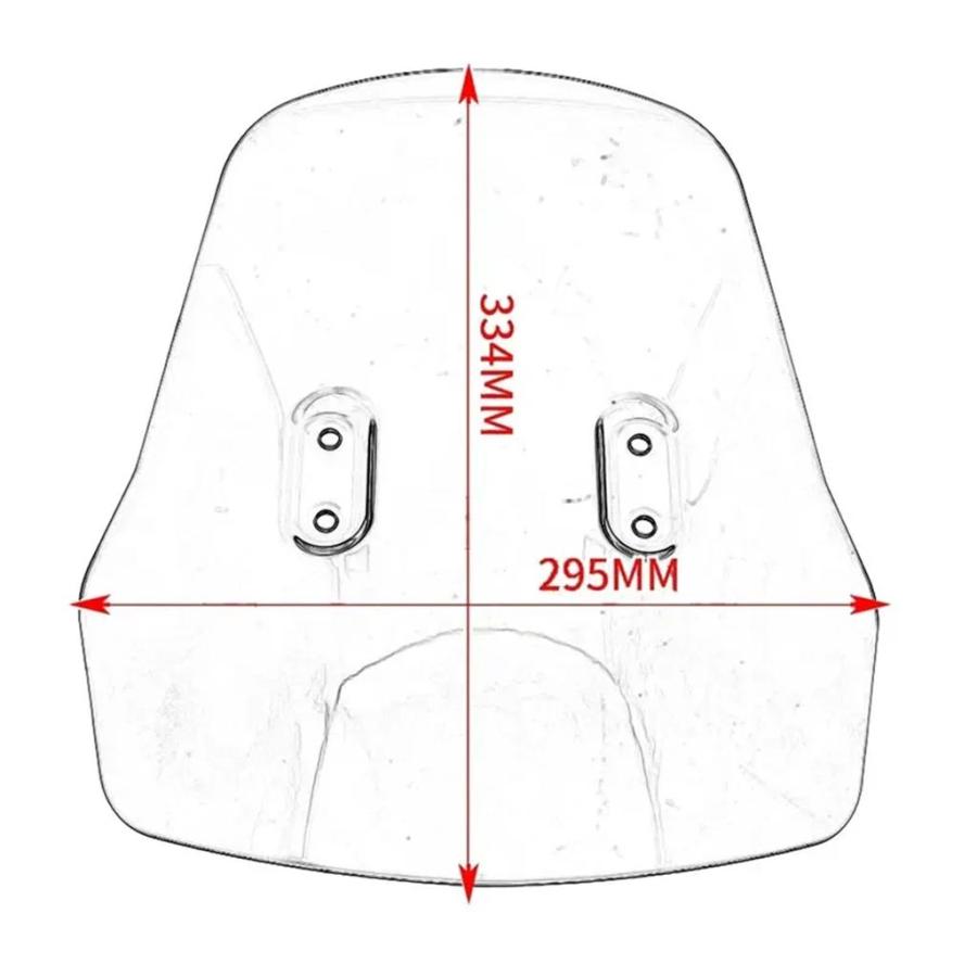 並行輸入品 バイクウィンドデフレクターシールド フロントガラス ホンダCRF300L 2021-2023 CRF250M 2013-2017 CRF250L S 13-22の画像