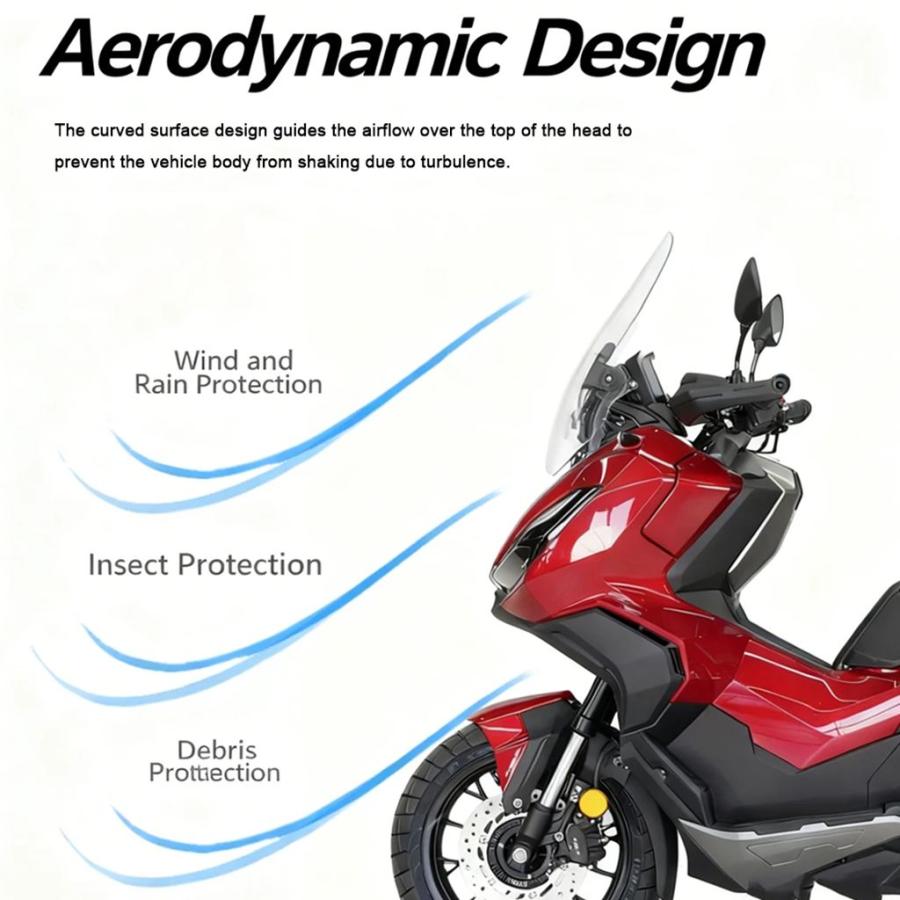 並行輸入品 ホンダ ADV350 ADV 350 2022-2025用 バイク ウインドシールド 新型 ウインドシールド 高調整可能 カスタム ウインド_12