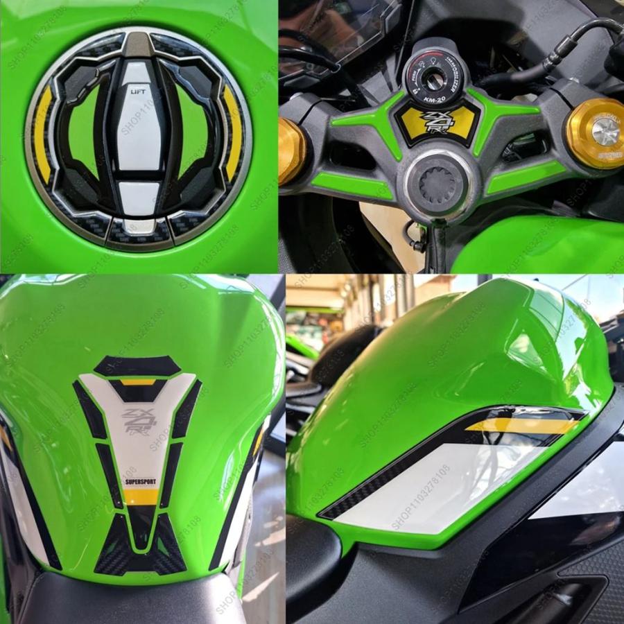 並行輸入品 3D ゲル樹脂ステッカーバイクタンクパッドプロテクター