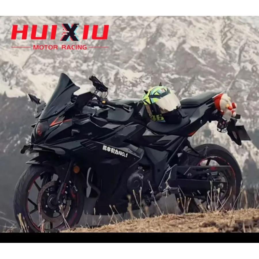 並行輸入品 バイク用フロントライトカウル サイドウィングレット