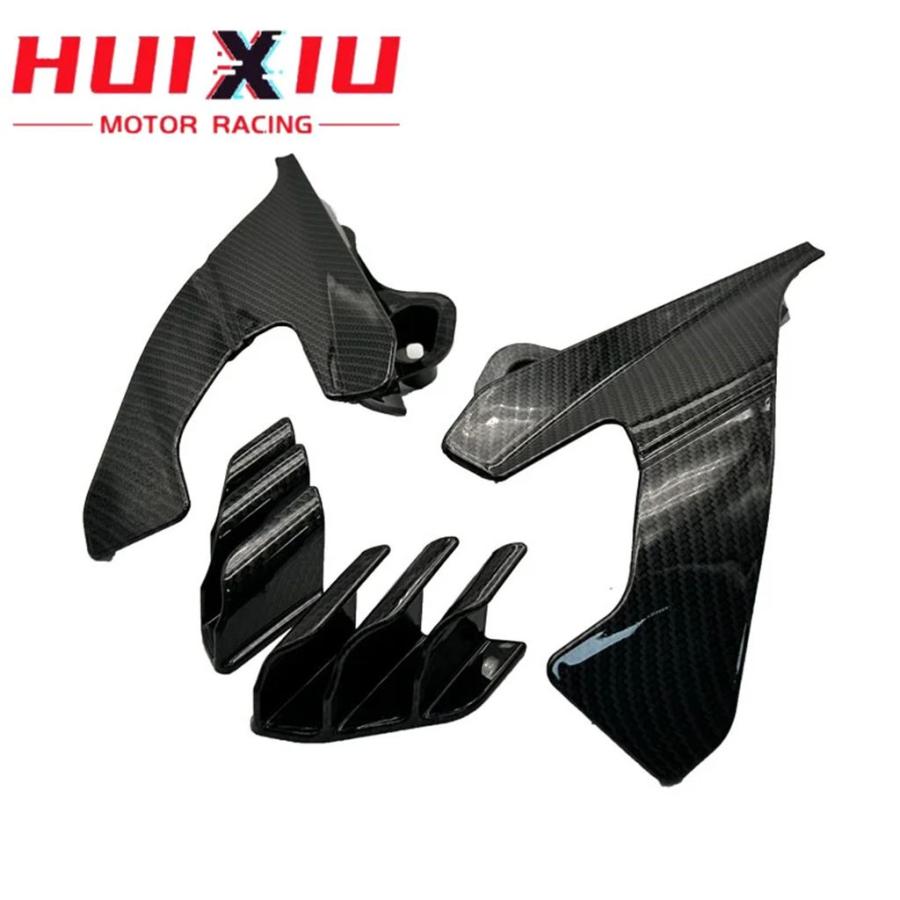 並行輸入品 バイク用フロントライトカウル サイドウィングレット