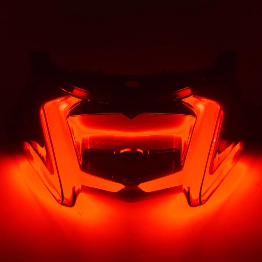 並行輸入品 QMSTART レーシング E マーク LED 統合テールライトテールブレーキウィンカーライトスズキカタナ GSXS1000S GSX-S 10の画像