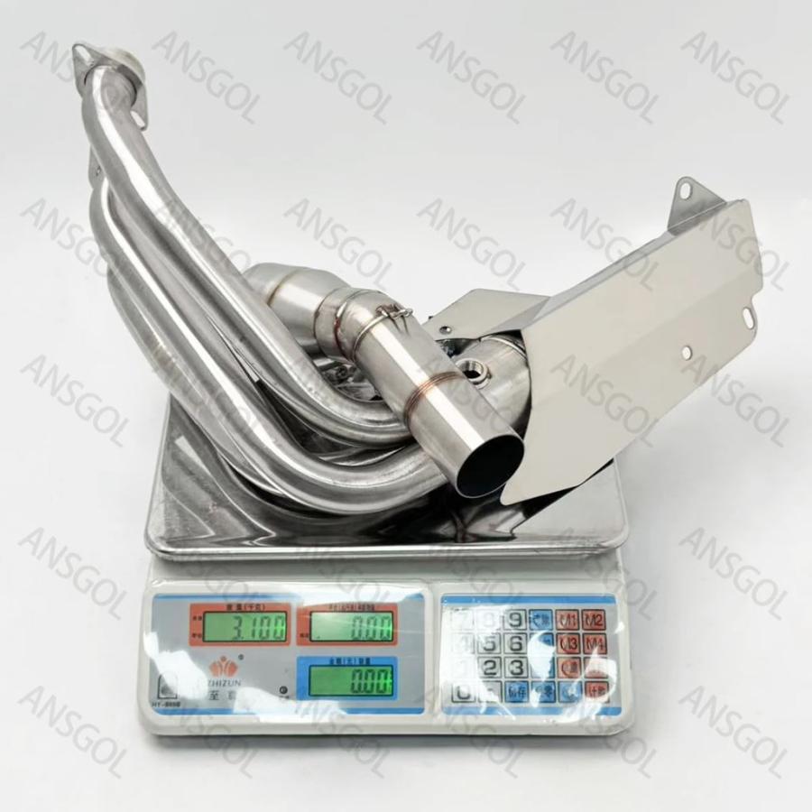 並行輸入品 CF-Moto 675SR-R 675NK 675SS用 スリップオン エスケープ マフラー ヘッダー リンク フロントパイプ 675SRR フルエキの画像