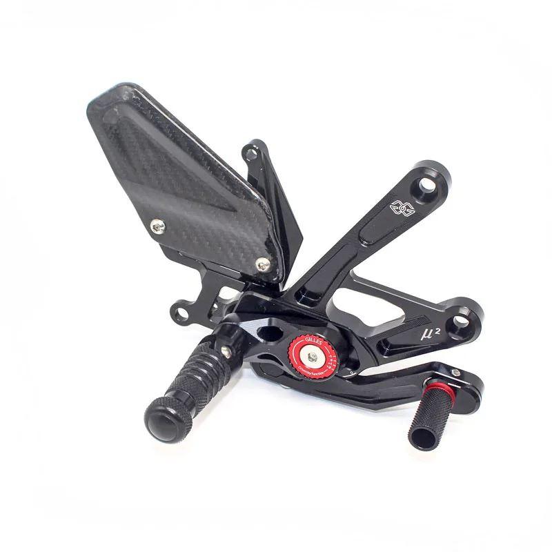 並行輸入品 バイクカーボンフットキット CNC リアセットフットレストリアセットヤマハ R1 R1M YZFR1M YZFR1 2015-2024 2021 2022