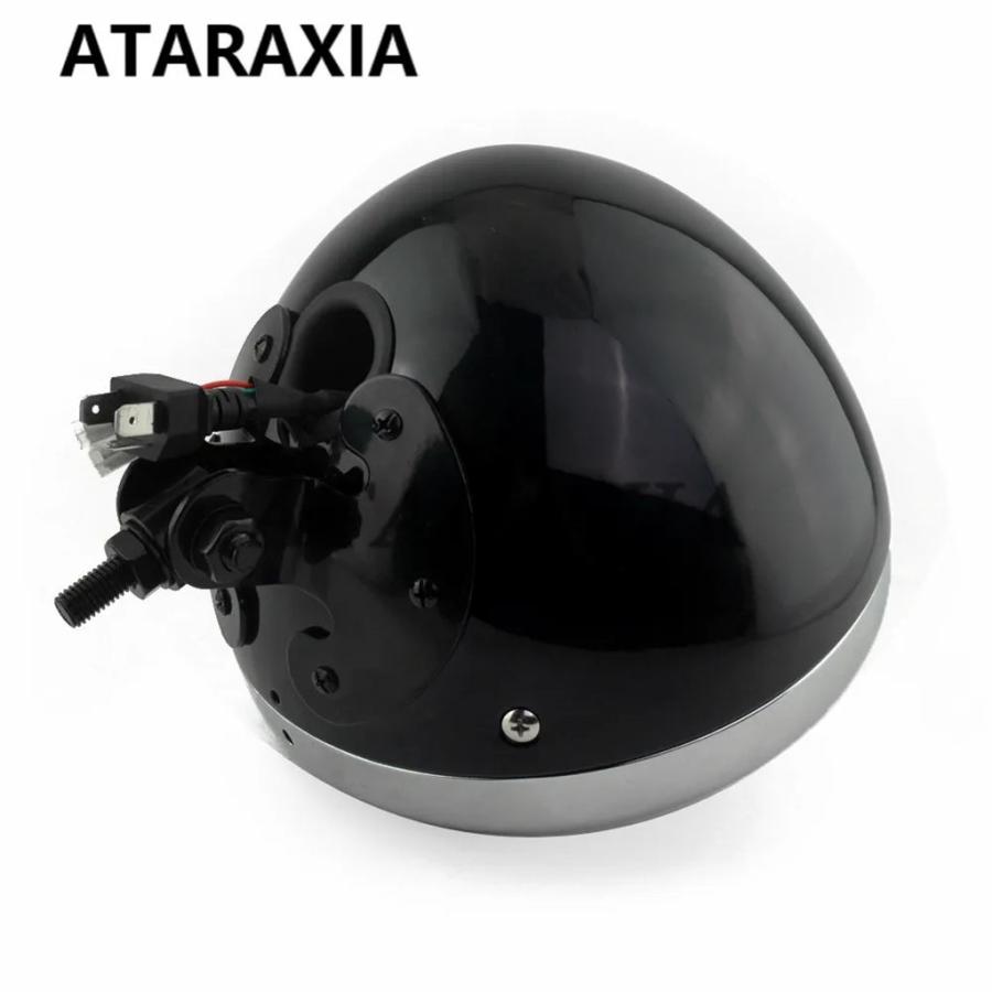 並行輸入品 バイク 7 インチ LED ヘッドライト デイタイムランニングライト付きヘッドランプ ハーレーダビッドソン ツーリング_3