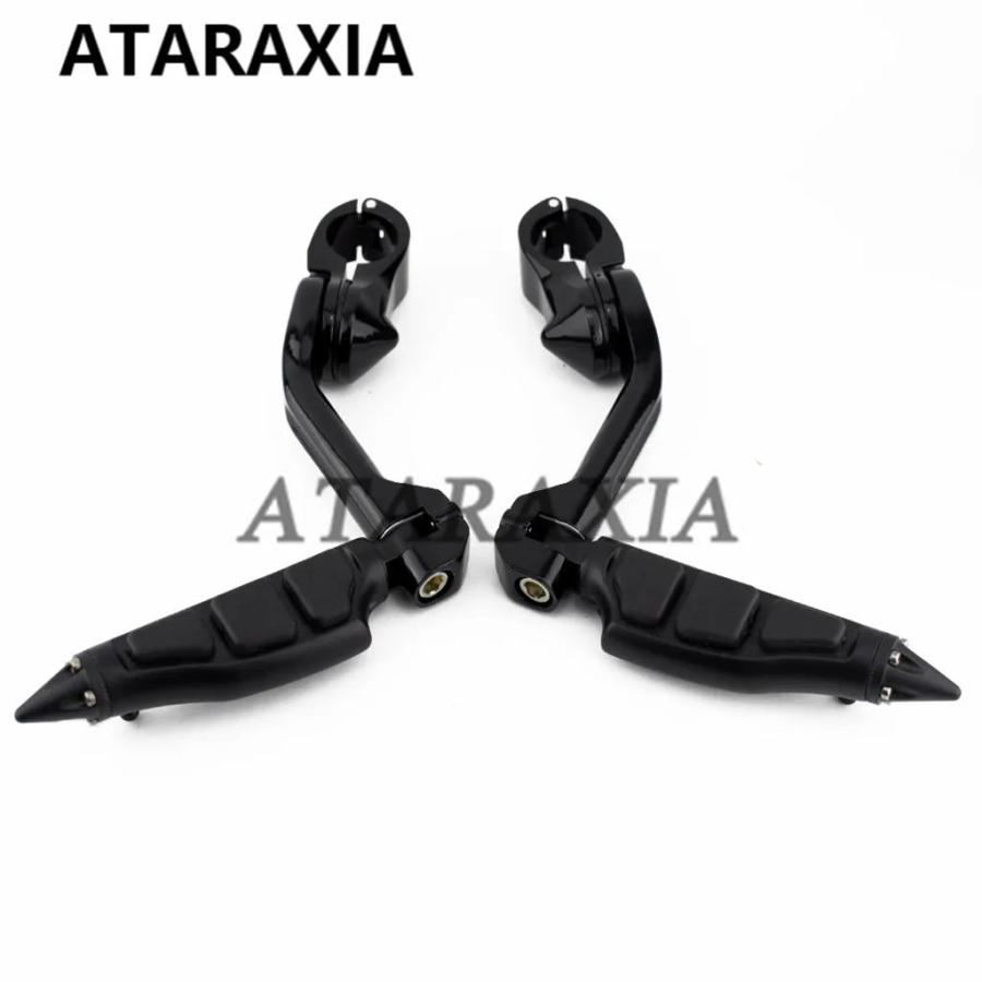 並行輸入品 1-1/4インチ 32MM フットペグ フットレスト ショートマウント クラッシュエンジンガード バイクペグ ハーレーツーリ_6