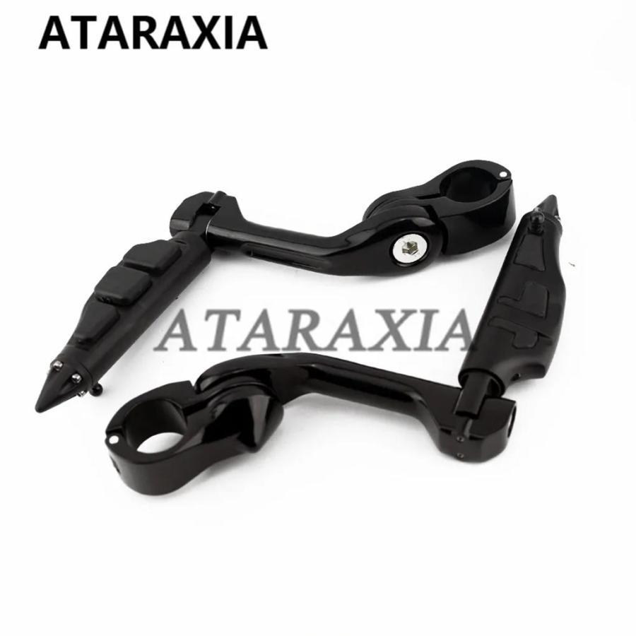 並行輸入品 1-1/4インチ 32MM フットペグ フットレスト ショートマウント クラッシュエンジンガード バイクペグ ハーレーツーリ_7