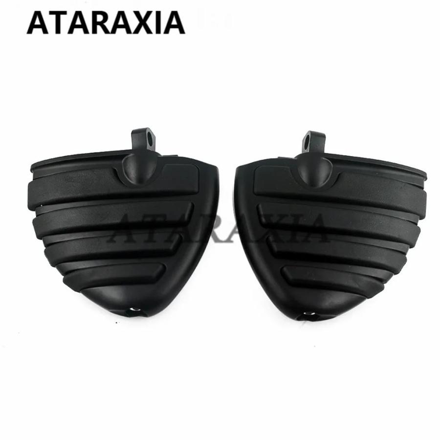 並行輸入品 バイクフットレストフットペグウィングエンジンガードバイクペグレストペダルハーレーツーリングダイナソフテイルス_6