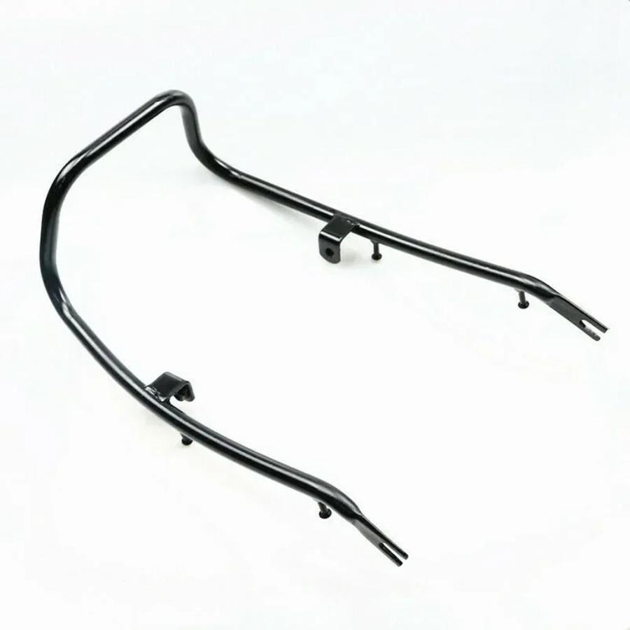 並行輸入品 ブラックキャリアリアサポート手すりブラケットヤマハトリッカー SR400 500_2