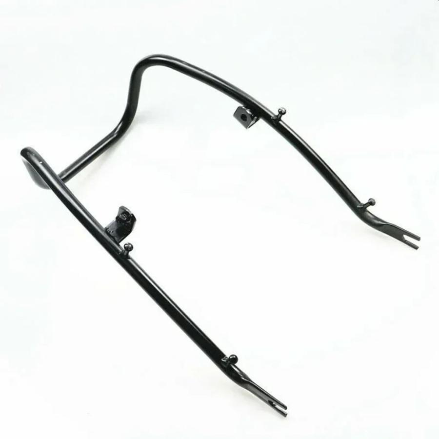 並行輸入品 ブラックキャリアリアサポート手すりブラケットヤマハトリッカー SR400 500_3