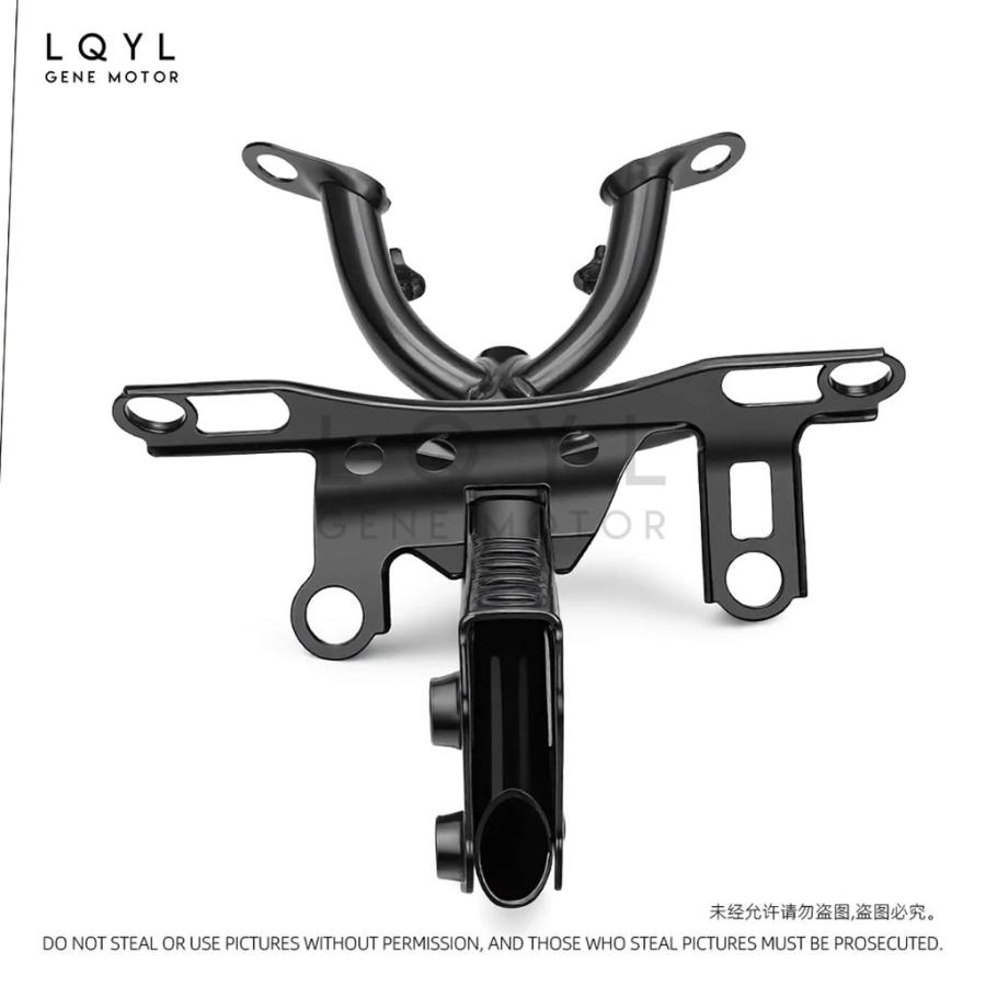 並行輸入品 バイク黒アッパーヘッドライトステイフェアリングブラケットホンダ CBR954RR CBR900RR 2002-2003 CBR 954RR 900RR 20の画像