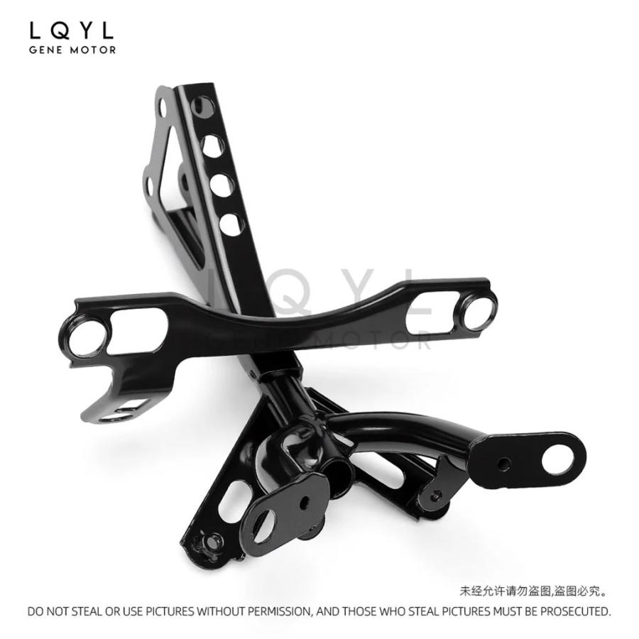 並行輸入品 バイク黒アッパーヘッドライトステイフェアリングブラケットホンダ CBR954RR CBR900RR 2002-2003 CBR 954RR 900RR 20の画像