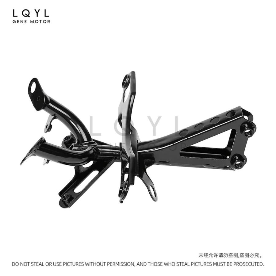 並行輸入品 バイク黒アッパーヘッドライトステイフェアリングブラケットホンダ CBR954RR CBR900RR 2002-2003 CBR 954RR 900RR 20の画像