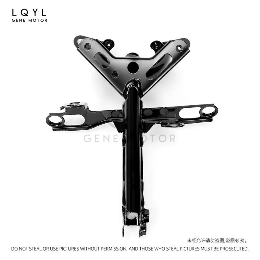 並行輸入品 バイク黒アッパーヘッドライトステイフェアリングブラケットホンダ CBR954RR CBR900RR 2002-2003 CBR 954RR 900RR 20の画像