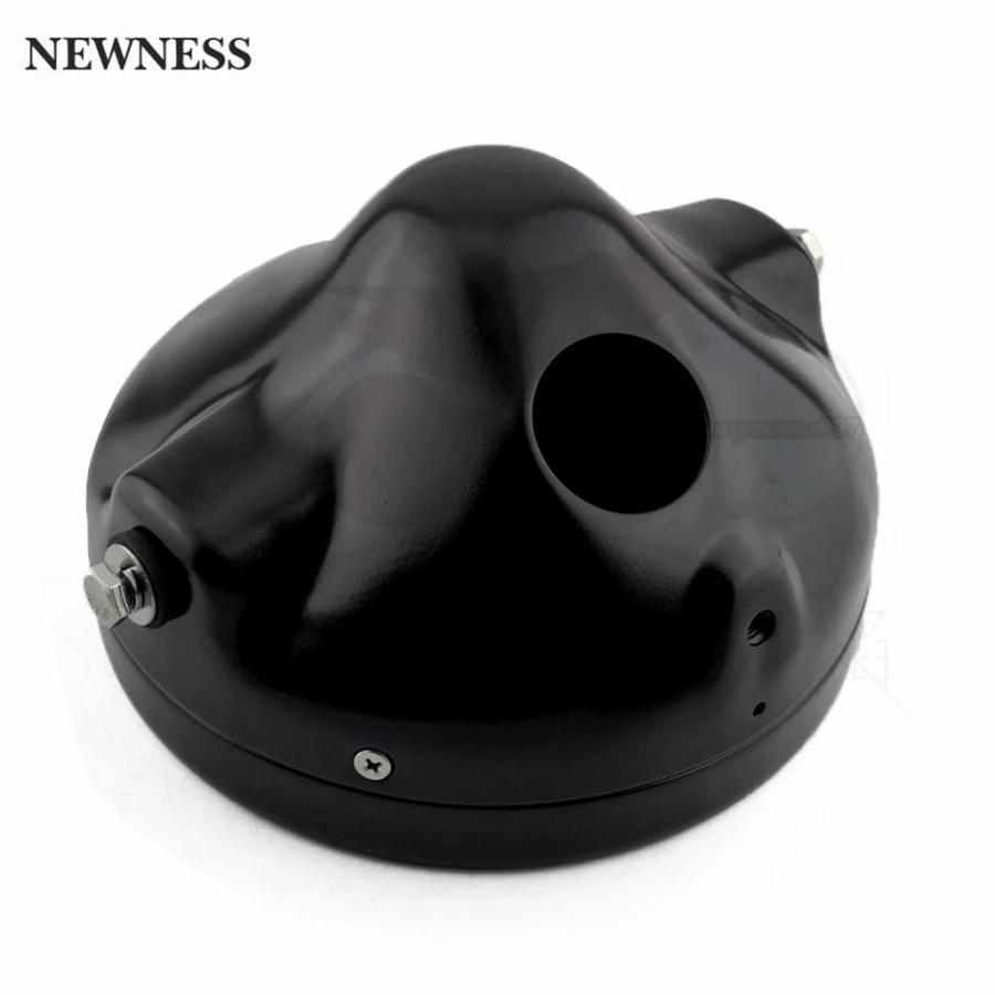 並行輸入品 7インチバイクLEDヘッドライトハウジング汎用バイクヘッドライト取り付けブラケットヘッドライト ホンダ用の画像