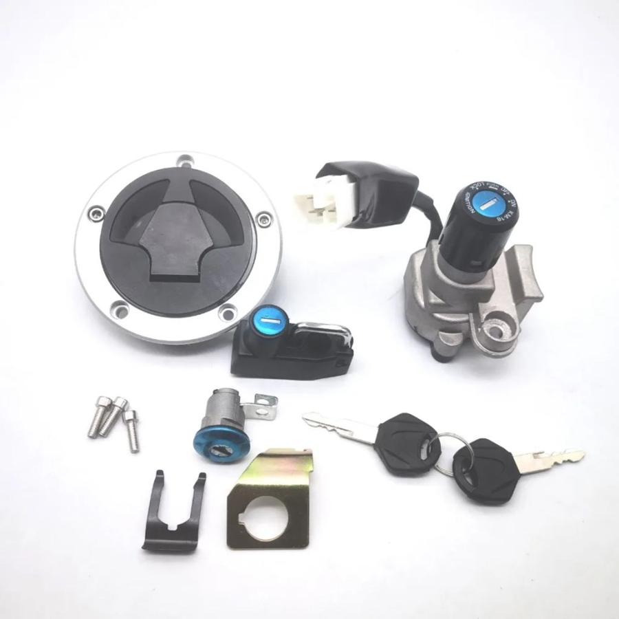 並行輸入品 カワサキ BR125 Z125 プロ 2017-2022 イグニッションスイッチ燃料ガスキャップシートロックセットの画像