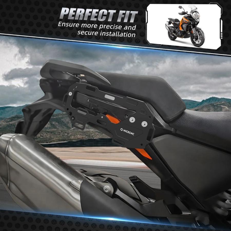 並行輸入品 KTM 1290 SAS SAR キャリアサイドラックブラケットバイクサドルバッグサイドキャリア KTM 1290 スーパーアドベンチャ_2