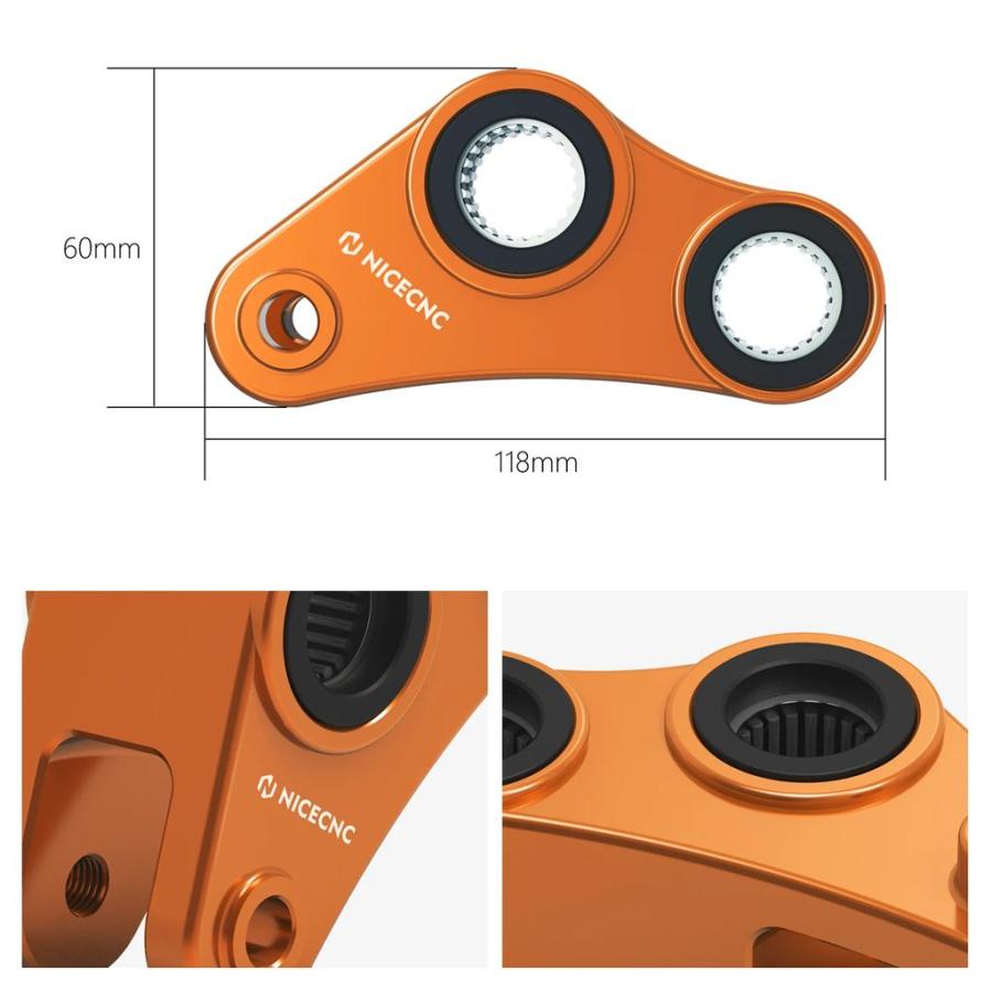 並行輸入品 バイク 1.57 インチ40 MMショックサスペンション低下リンケージ KTM 690 エンデューロ/R 690 SMC/R 690 SMCR_7