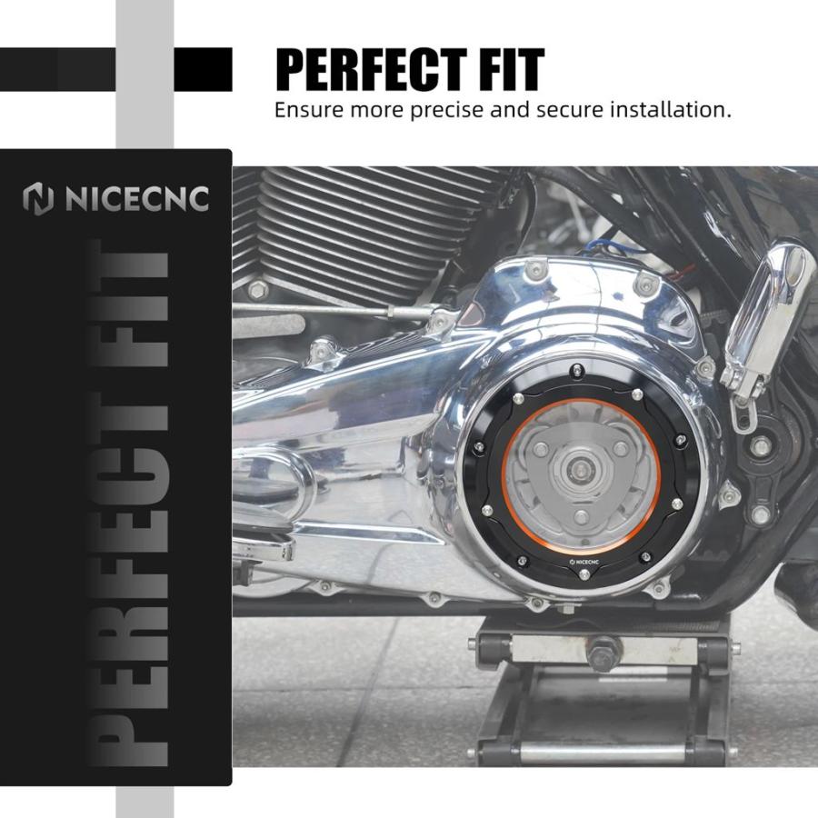 並行輸入品 NICECNC クリアクラッチカバー ハーレー ストリートグライド FLHX 2016-2025 ストリートグライド スペシャル 16-23_5