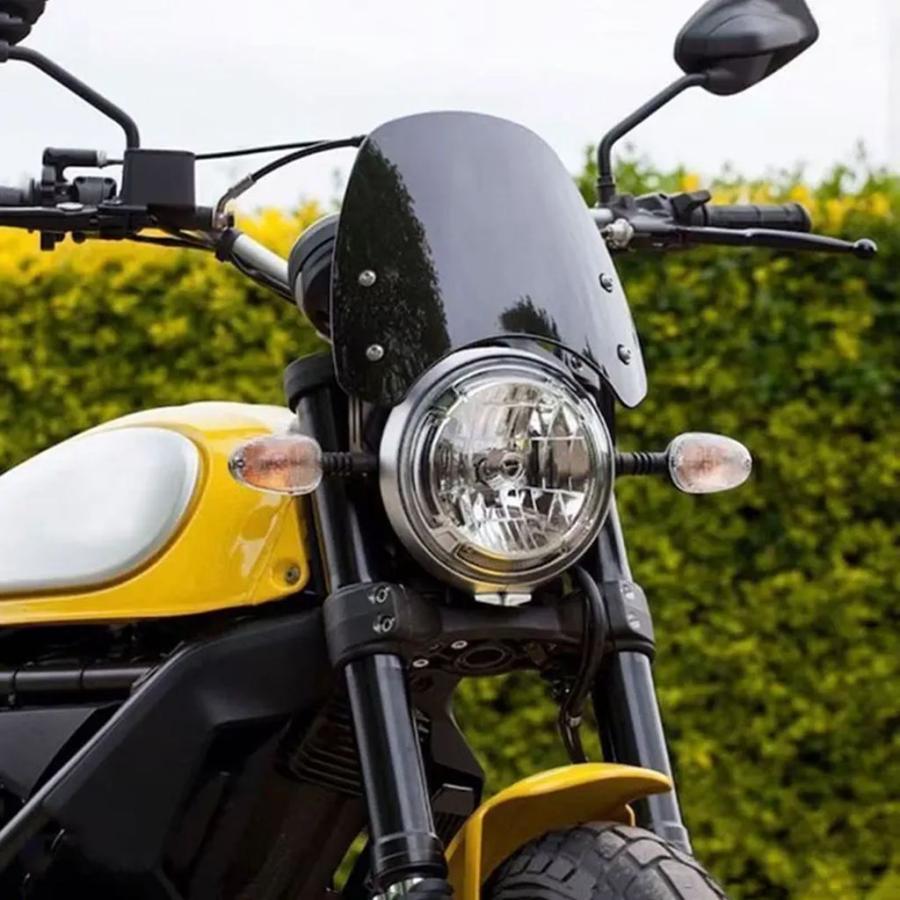 並行輸入品 ドゥカティスクランブラー 800 バイクフロントガラス固定ブラケット高められ_11