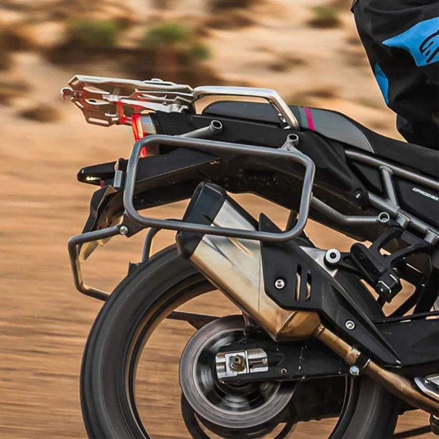並行輸入品 CFMOTO 450MT 450-MT バイク用 サイドバッグブラケット トップボックス サイドパニアブラケット ラゲッジ サドルバッ_3