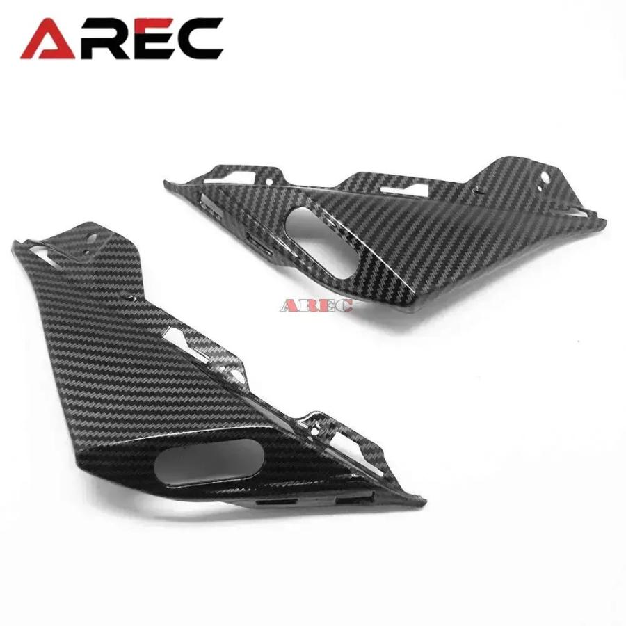 並行輸入品 カーボンパターンバイクインナーサイドパネルバックミラーブラケットフェアリングヤマハ TMAX 530 tmax530 2017 2018_3