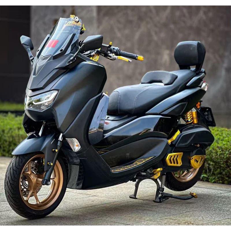 並行輸入品 ヤマハ NMAX 155/125 2020 2021 2022 2023年式 バイク用シートカバー フロント運転席 リア助手席一体型クッションの画像