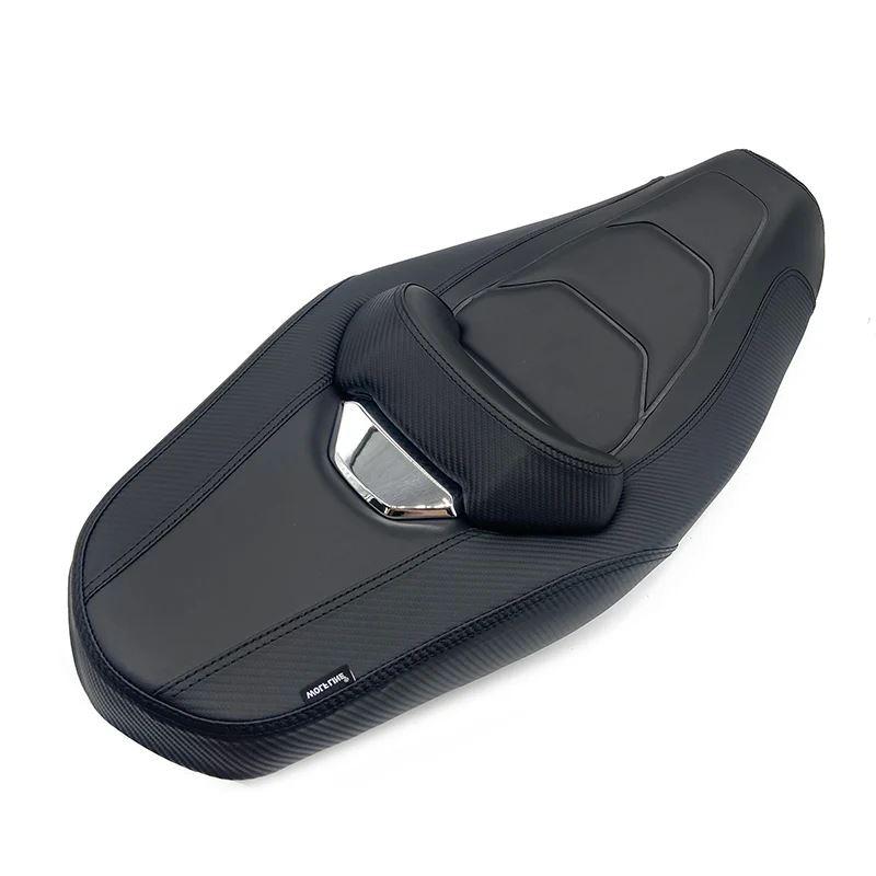 並行輸入品 ヤマハ NMAX 155/125 2020 2021 2022 2023年式 バイク用シートカバー フロント運転席 リア助手席一体型クッションの画像