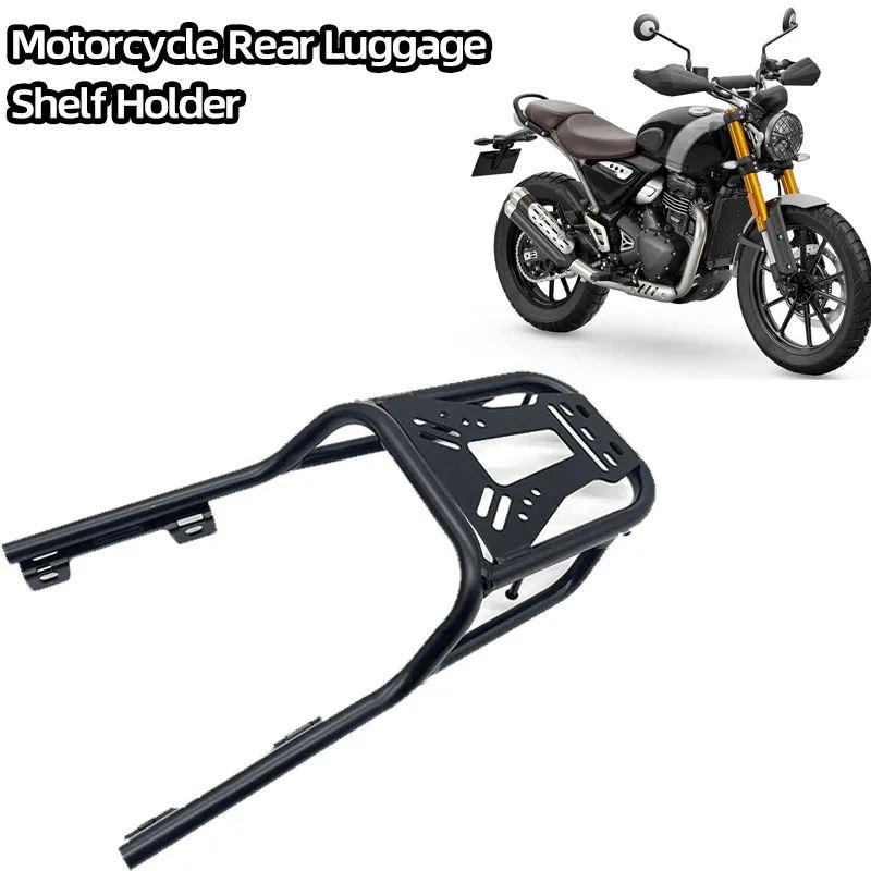 並行輸入品 スクランブラー 400X 2024 2025 バイクアクセサリーホルダーリアキャリアカーゴラックキャリアボックスマウント_2