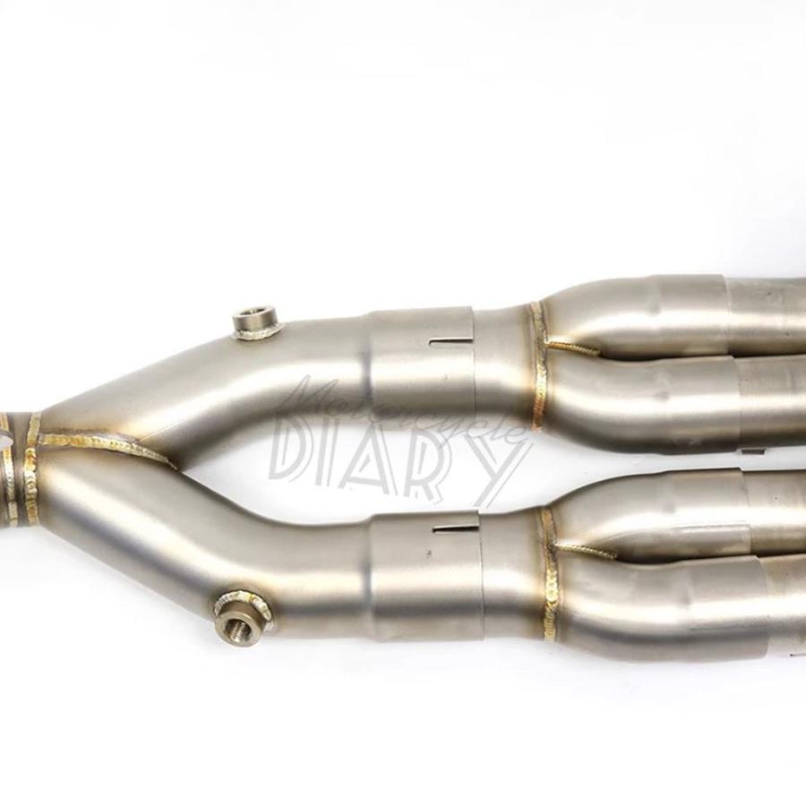 並行輸入品 R1 60MM YZF-R1 MT10 MT 2015 2016 2017 2018 2019 バイク用排気システム ミドルフロントリンクパイプ
