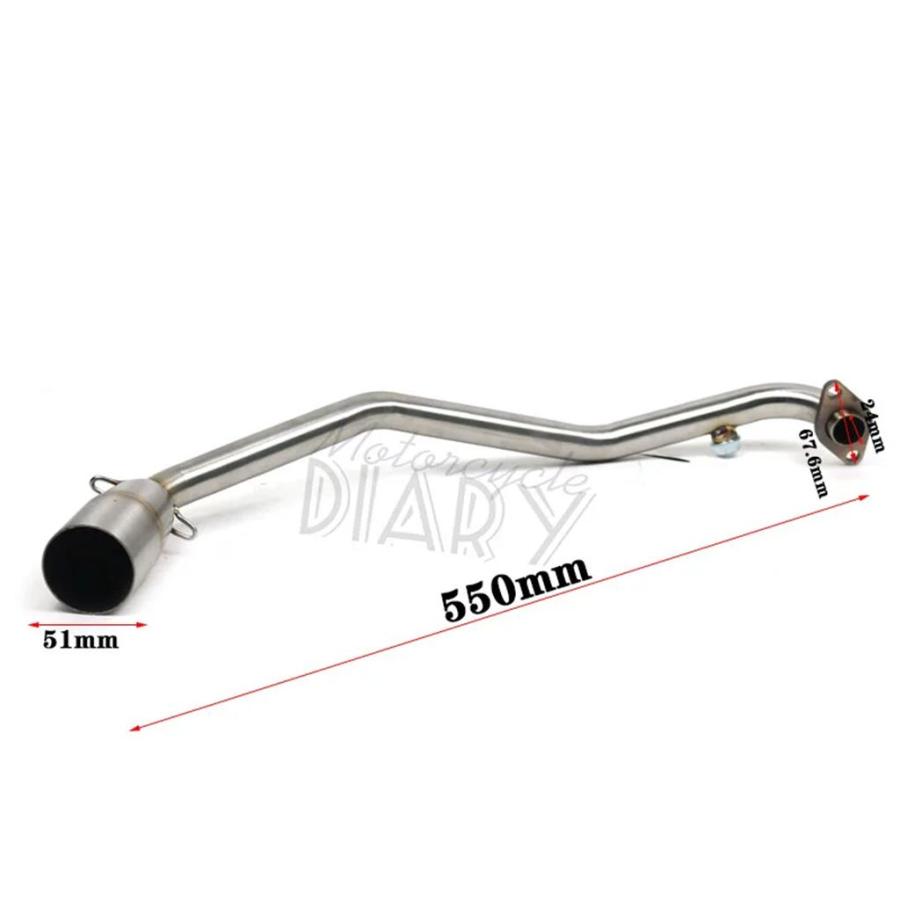並行輸入品 ADV160 ADV 160 2022 2023 51MM バイクマフラー レーザー