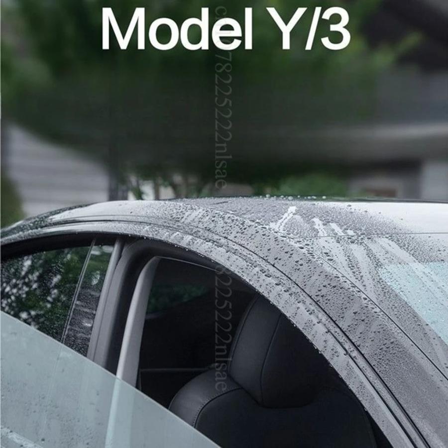 テスラモデルYジュニパー2025＋ ウィンドウバイザー 4枚セット(セール品‼️) 並行輸入品】テスラ モデルY 2019-24 ジュニパー 2025 モデル3 2016-23