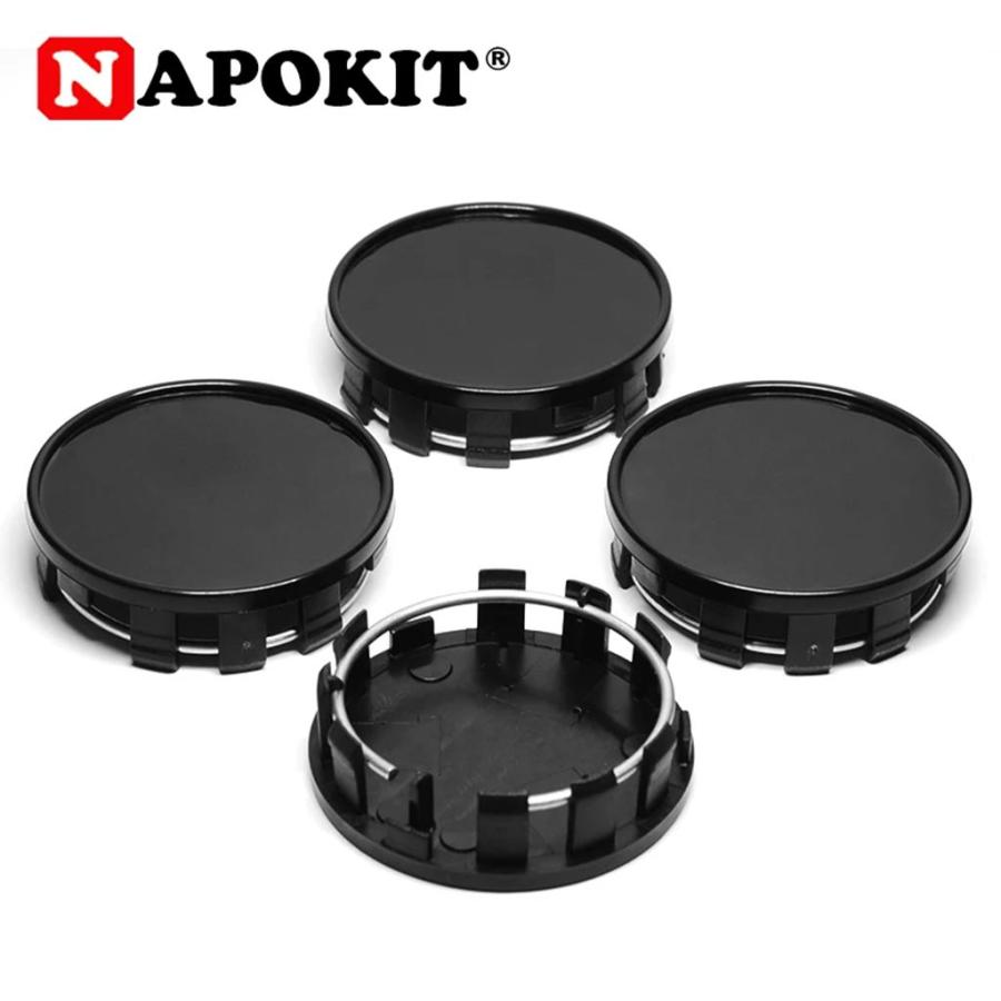 並行輸入品】防塵カーホイールセンターキャップ ブラック 54mm 52mm