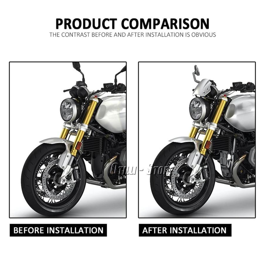 並行輸入品 バイクフロントガラスヘッドライトフェアリングウインド